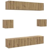  tv omara 6-delna stenski artisan hrast inženirski les, (21703821) | Shoptok.si
