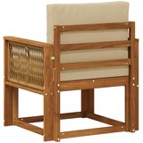  Srednja sofa za van Čvrsto drvo akacije Prirodna | shoptok.hr