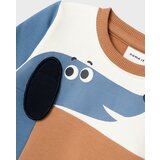 name it Majica 'KIEGO' safir / svetlo rjava / črna / bela | Shoptok.si