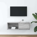 vidaXL TV omarica siva sonoma 80x31x25,5 cm inženirski les | Shoptok.si