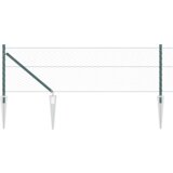 vidaXL Ograja v obliki heksagona Zelena 0.6x10 m Jeklo | Shoptok.si