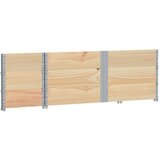  Okviri za palete 3 kom 150x50 cm od masivne borovine | shoptok.hr