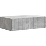 Stolna montirana na zid Betonska siva 59 x 34 5 x 17 cm | shoptok.hr
