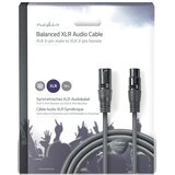 Nedis COTG15010GY100, Balansirani audio kabl, XLR 3-pinski muški, XLR 3-pinski ženski, Niklovani, 10,0 m, Cene