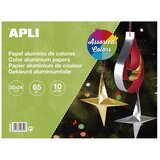 Apli Aluminijast papir 32x24 10 kos različne barve, (20455769) | Shoptok.si