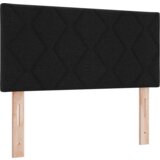 vidaXL Krevet s opruga kutije Crna i bijela 90 x 190 cm tkanina | shoptok.hr