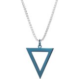 Ogrlica Simple Triangle - Plava KP33476 | Eponuda.ba