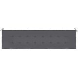  Jastuk za vrtnu klupu antracit 200x50x4 cm tkanina Oxford | Eponuda.ba