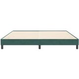 Box Spring postelja brez vzmetnico Temno zelena 200x210cm Žamet, (21791876) | Shoptok.si