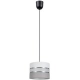  Luster na sajli CORAL 1xE27/60W/230V, prečnik 20 cm, bela/siva | Eponuda.com