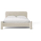 Micadoni Bež tapecirani bračni krevet s podnicom 180x200 cm Vera – | shoptok.hr