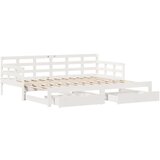  Dnevni krevet na razvlačenje s ladicama bez madraca 80x200 cm | shoptok.hr