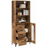  Highboard Staro drvo 69,5 x 34 x 180 cm Konstruirano drvo | shoptok.hr