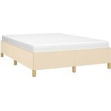  Okvir za krevet bez madraca krem 140 x 190 cm od tkanine | shoptok.hr