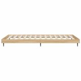  Okvir kreveta bez madraca boja hrasta sonome 100x200 cm drveni | shoptok.hr