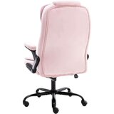 Masažna uredska stolica ružičasta baršunasta | shoptok.hr