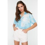 Trendyol White Tasseled Denim Shorts Cijene