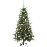 vidaXL Umetno Zložljivo Božično Drevo Zelena 150 cm PE in PVC | Shoptok.si
