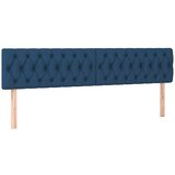  Otomanski okvir kreveta s madracima plavi 180x200cm od tkanine | shoptok.hr