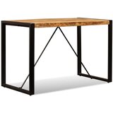  Blagovaonski stol masivno grubo obrađeno drvo manga 120 cm | shoptok.hr