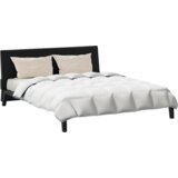 vidaXL Odeja Drugo z blazino 3 pcs Bela 260 x 220 cm Puh | Shoptok.si