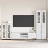  Set TV komoda FLORIN 3 kom. Visoki sjaj bijela | shoptok.hr