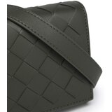 Vuch Clutch torbica Emeroo Intrecciato Olive, 13 x 28 cm Slike