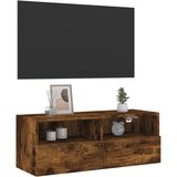  Zidni TV ormarić boja dimljenog hrasta 80 x 30 x 30 cm drveni | shoptok.hr