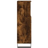  Kupaonski ormarić dimljeni hrast 30x30x100 cm konstruirano drvo | shoptok.hr