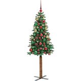 vidaXL Ožja jelka med 300 LED Zelena 180 cm PVC in trden bor | Shoptok.si