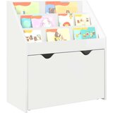  Otroška knjižnica Bela 60 x 29,5 x 69 cm Konstruiran les, (5000152572) | Shoptok.si