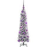 vidaXL Umjetno božićno drvce s stalakom Zelena i bijela 120 cm | shoptok.hr