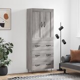  Visoka komoda siva sonome 69,5x34x180 cm od konstruiranog drva Cijene