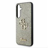 Guess PU Fixed Glitter 4G Metal Logo Zadní Kryt pro Samsung Galaxy S25 Gold Ovitek za telefon Vijolična | Shoptok.si