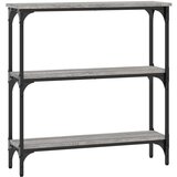  Konzolni stol siva boja hrasta 75x22 5x75 cm konstruirano drvo | shoptok.hr