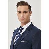 ALTINYILDIZ CLASSICS Men's Navy Blue Regular Fit Comfortable Cut Suit Cene