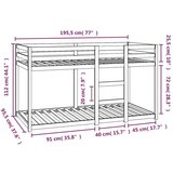 vidaXL Krevet na kat 90 x 190 cm od masivne borovine | shoptok.hr