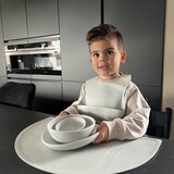 Eeveve® silikonski podbradnjak marble granite gray | shoptok.hr
