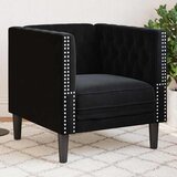 SOFA Crna 74,5 x 71 x 70,5 cm Baršun | shoptok.hr