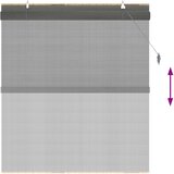 Rolo zavjesa Siva 150 x 160 cm Bambus | shoptok.hr