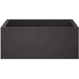  Zid za zadržavanje 4 kom. 100 x 100 x 40 cm Čelik Crna - Crna 100 x 100 x 40 cm | shoptok.hr