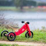 Kinderfeets Lesen poganjalec TINY TOT 2v1 Cherry Red | Shoptok.si