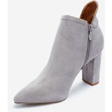 Resti Gray ankle boots with cut from Alania - Footwear | ePonuda.com