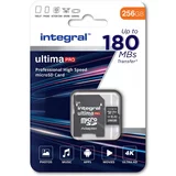 Integral Spominska kartica Micro SDXC V30 UHS-I U3, 256 GB + adapter