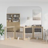  Vrata za pse s postoljem 4 pcs Hrast sonoma 100 x 100 cm | shoptok.hr