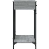  Konzolni stol siva boja hrasta 100x39x78 5 cm konstruirano drvo | shoptok.hr
