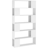 Furnova Knjižna omara za razdelitev prostora bela 100x24x188 cm, (21933018) | Shoptok.si