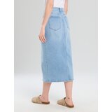 Sinsay Midi suknja od trapera s prorezom | shoptok.hr