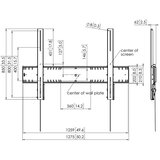 Vogels PFW 6910 Stenski nosilec 80 do kg 120 palcev, nagibni, najvec 230 VESA mm najvec 1200x800 | Shoptok.si