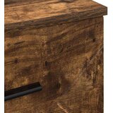 vidaXL Noćni ormar Dimljeni hrast 38 x 38 x 66 cm Konstruirano drvo | shoptok.hr